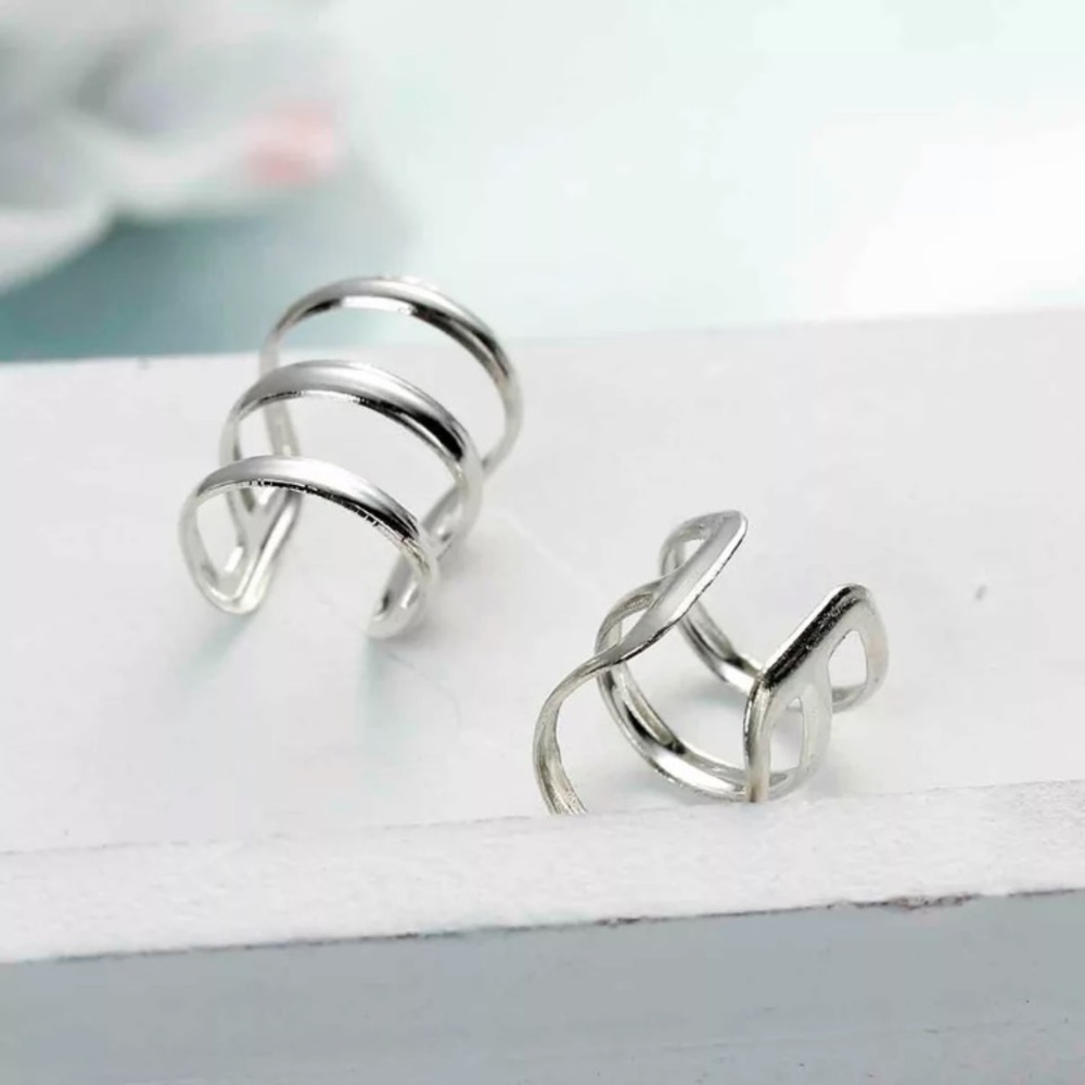 “Raina” Banded No Pierce Boho/Indie Cute Ear Cuff - Picture 9 of 12